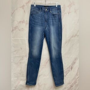 WHBM Medium Wash High Rise Skinny Cashmere Jeans - M9